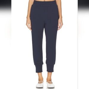 Varley Womens double soft the slim cuff pants M Blue Joggers Sweatpants